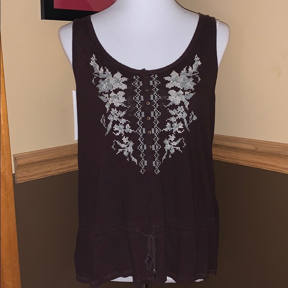 🌻Eddie Bauer Cross Stitch Tank🌻